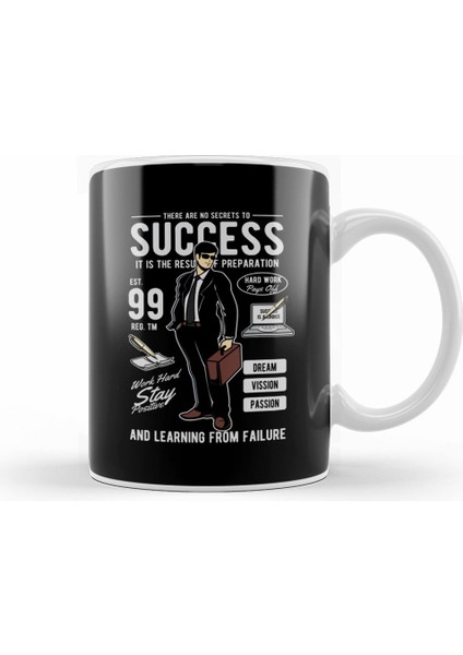 Secrets To Success No Secrets To Success Kupa Bardak Porselen