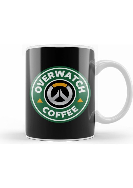 Overwatch Coffee Starbucks Kupa Bardak Porselen