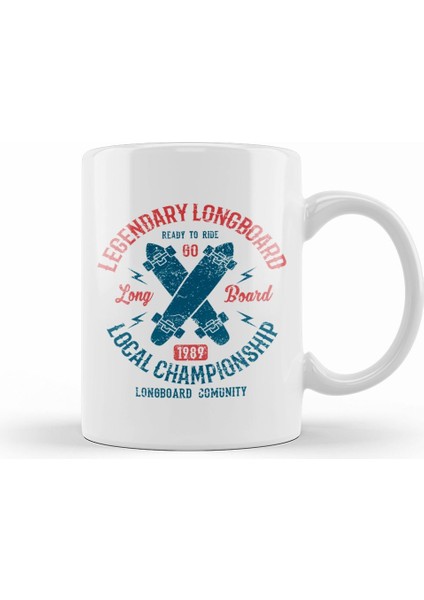 Legendary Longboard Championship Kupa Bardak Porselen