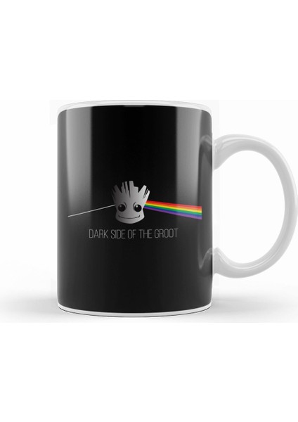 Guardians Of The Galaxy Pink Floyd Dark Side Of The Groot Kupa Bardak Porselen