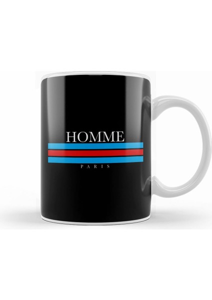 Homme Paris Kupa Bardak Porselen
