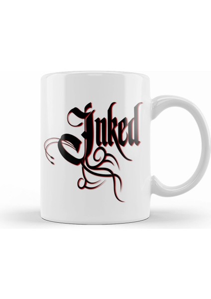 Inked Aesthetic Tattooed Tattoo Lovers & Artists Kupa Bardak Porselen