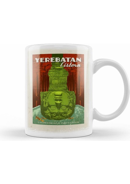Yerebatan Sarnıcı Kupa Bardak Porselen