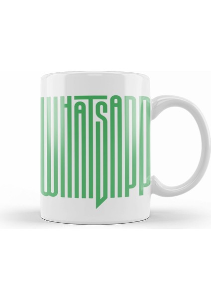 Whatsapp Kupa Bardak Porselen