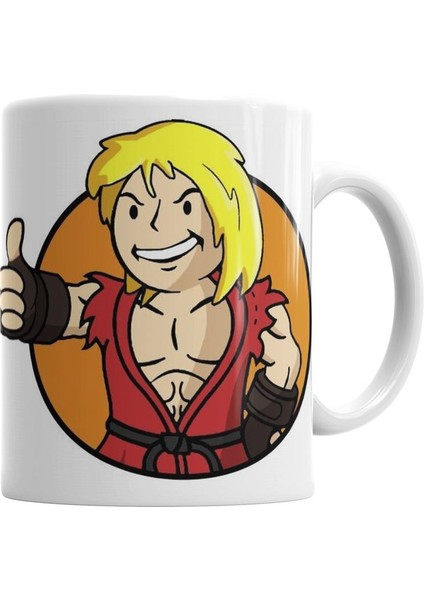 Ken Vault Boy Kupa Bardak Porselen