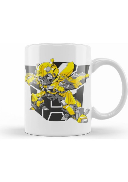 Transformers Movie Autobot Symbol Kupa Bardak Porselen
