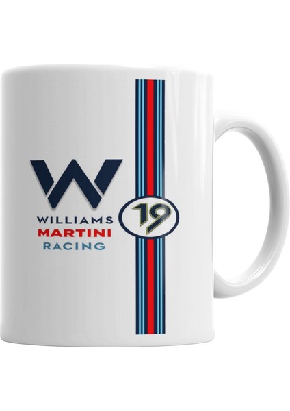 Williams Martini Racing Formula 1 Kupa Bardak Porselen