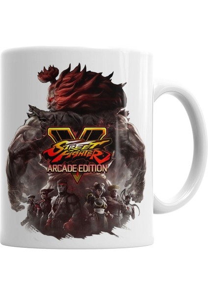 Street Fighter V Arcade Edition Kupa Bardak Porselen