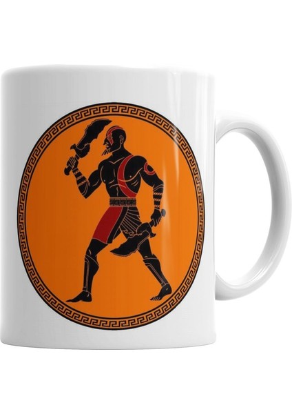 Kratos The Legend Kupa Bardak Porselen