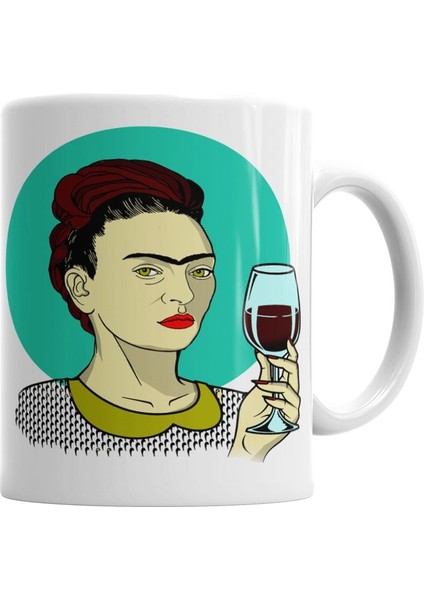 Frida Kahlo 10 Kupa Bardak Porselen