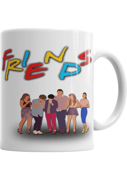 Friends Amigos Kupa Bardak Porselen