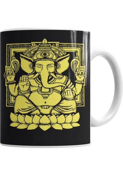 Ganesha Kupa Bardak Porselen