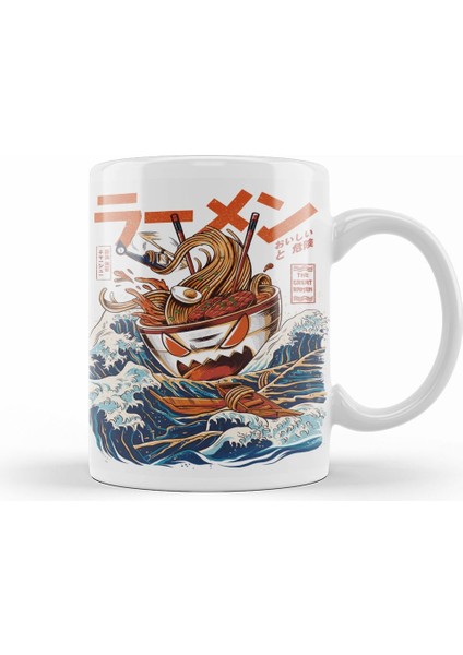 The Great Ramen Off Kanagawa Kupa Bardak Porselen