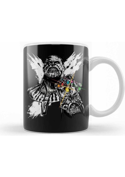 Thanos Infinity Gauntlet Avengers Infinity War Kupa Bardak Porselen