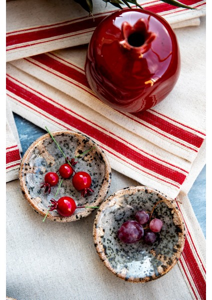 4'lü Keten Kırmızı Şerit Detaylı Amerikan Servis fiyatları