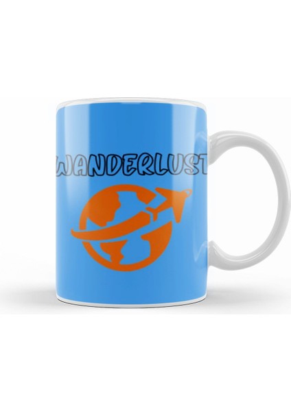 Funny Travel Gift Design Lover Trippin Wanderlust Journey Adventurer Vacation Kupa Bardak Porselen