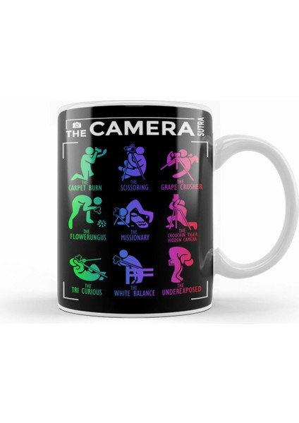 The Camera Sutra Photographer Photos Rainbow Paparazzi Gift Kupa Bardak Porselen