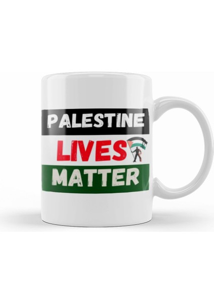 Palestine Lıves Matter Kupa Bardak Porselen