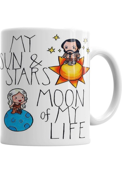 My Sun Stars Moon Of My Life Kupa Bardak Porselen