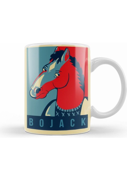 Bojack Horseman Funny Kupa Bardak Porselen