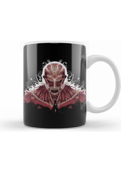 Attack On Titan Ink On Titan Kupa Bardak Porselen