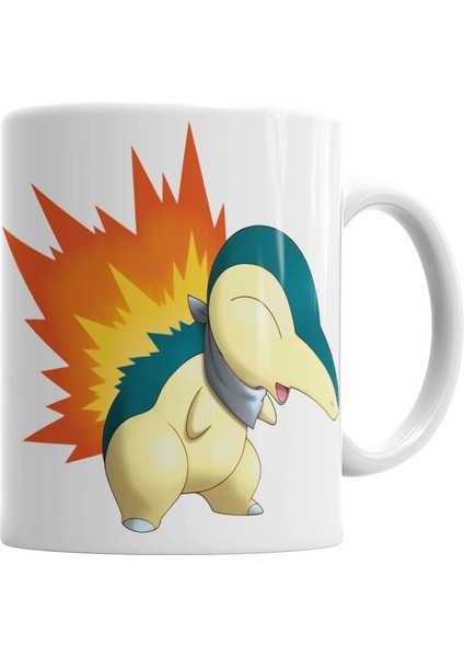 Pokemon Cyndaquil Kupa Bardak Porselen