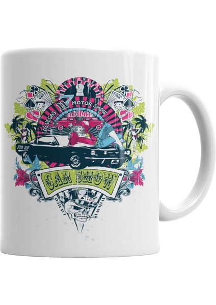 Las Vegas Kupa Bardak Porselen