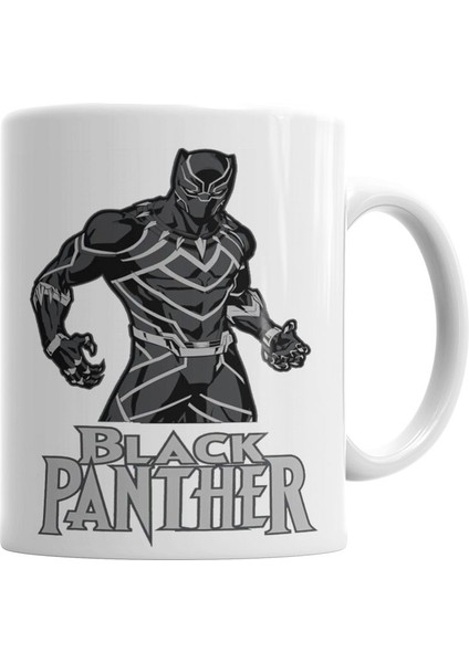 Pantera Negra Panther Kupa Bardak Porselen