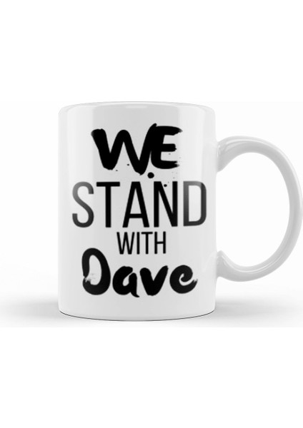 We Stand With Dave Chappelle Kupa Bardak Porselen