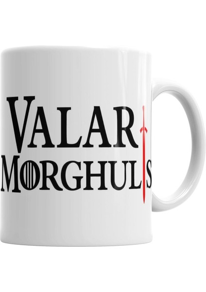 Game Of Thrones Valar Morghulis Valar Dohaeris Kupa Bardak Porselen