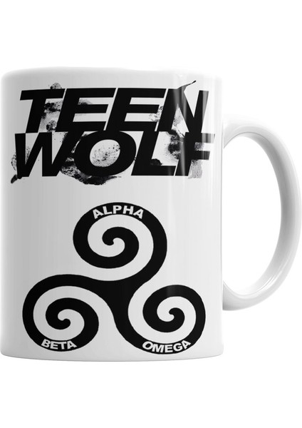 Teen Wolf Alpha Beta Omega Kupa Bardak Porselen