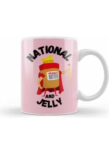 National Peanut Butter And Jelly Day Kupa Bardak Porselen
