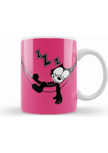 Felix The Cat Hammock Kupa Bardak Porselen