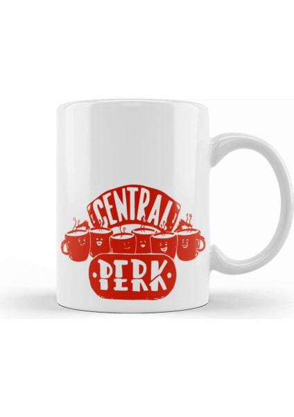 Central Perk Friends Kupa Bardak Porselen
