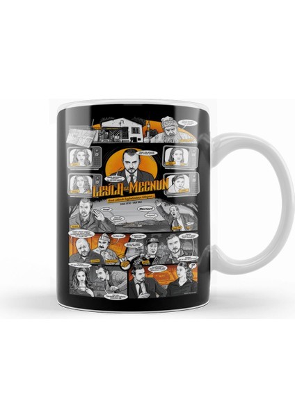 Leyla Ile Mecnun Kupa Bardak Porselen