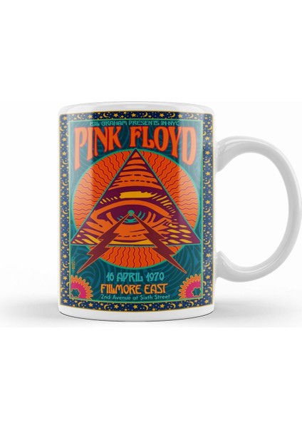 Pink Floyd Dark Side Of The Moon Kupa Bardak Porselen
