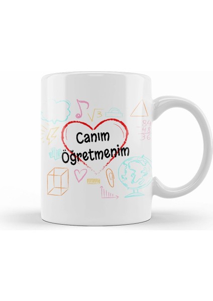 24 Kasım Özel Öğretmenler Günü Kupa Bardak Porselen