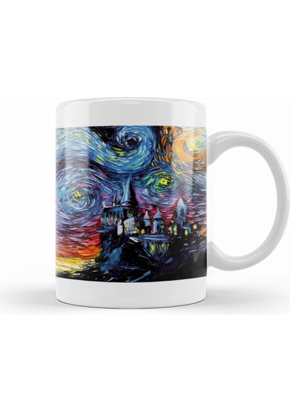 Van Gogh Never Saw Hogwarts Kupa Bardak Porselen