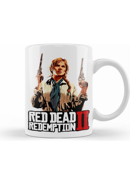Red Dead Redemption Sadie Adler Kupa Bardak Porselen