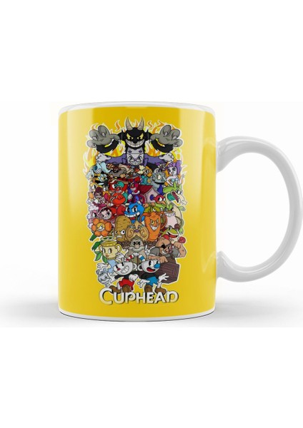 Cuphead 03 Kupa Bardak Porselen