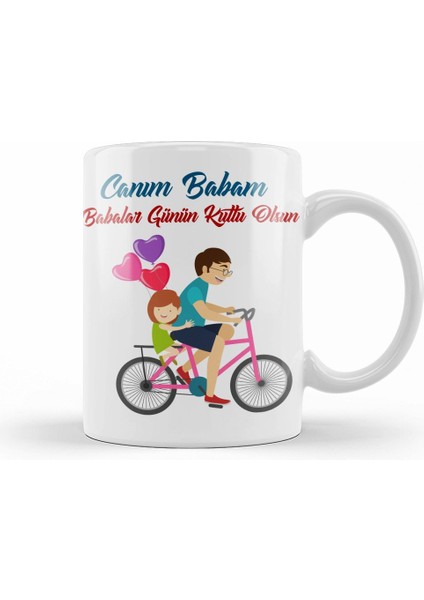Babalar Günü Babaya Hediye 059 Kupa Bardak Porselen