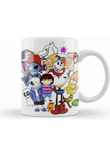 Undertale Family Kupa Bardak Porselen