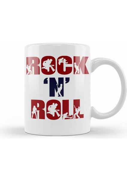 Rock N Roll Kupa Bardak Porselen