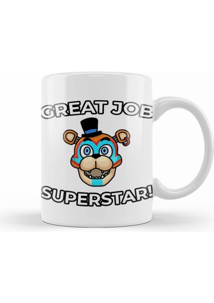 Supportive Freddy Fnaf Kupa Bardak Porselen