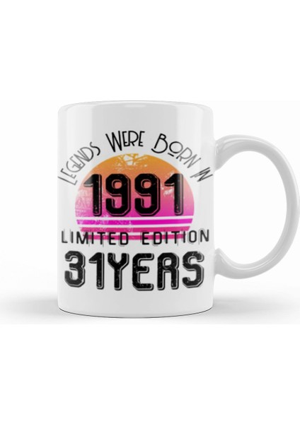 70S Style Horror Movies Vintage Retro Style Art Tv Kid Movies Kupa Bardak Porselen