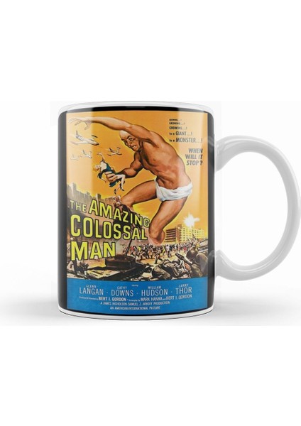 Amazing Colossal Man Kupa Bardak Porselen