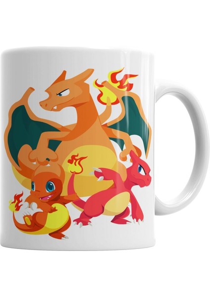 Game Charmander Evolutions Kupa Bardak Porselen