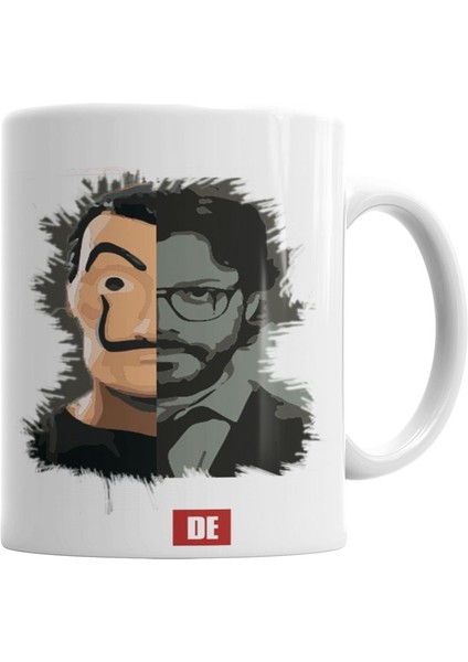 Professor La Casa De Papel Kupa Bardak Porselen