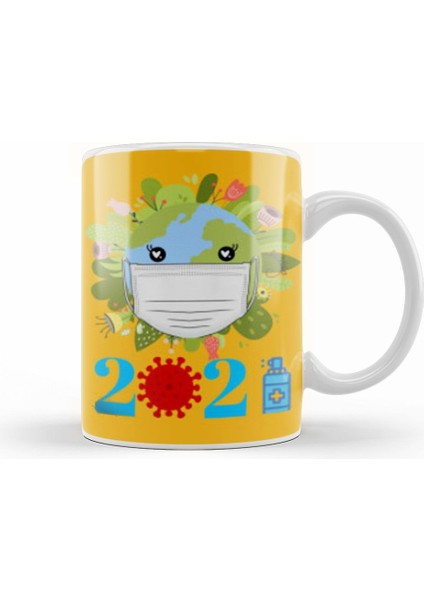 Earth Day 2021 Kupa Bardak Porselen