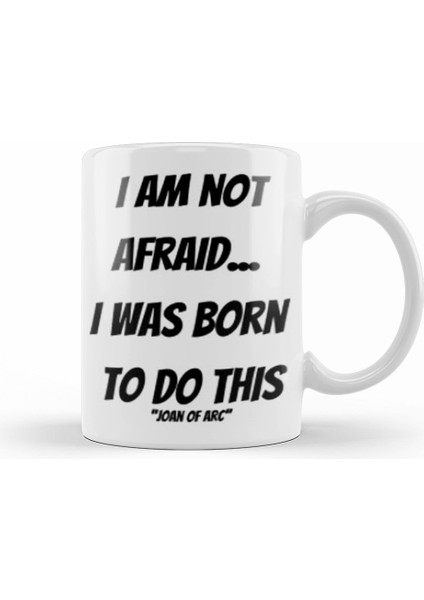 Joan Of Arc Quotes Gifts Vintage Retro Rainbow Style Kupa Bardak Porselen